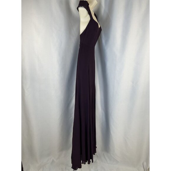 NWT Reformation Dylan Gown Blackberry Purple $328 - Picture 9 of 12